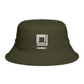 Channels Bucket Hat — Brown Casual Streetwear Sun Hat