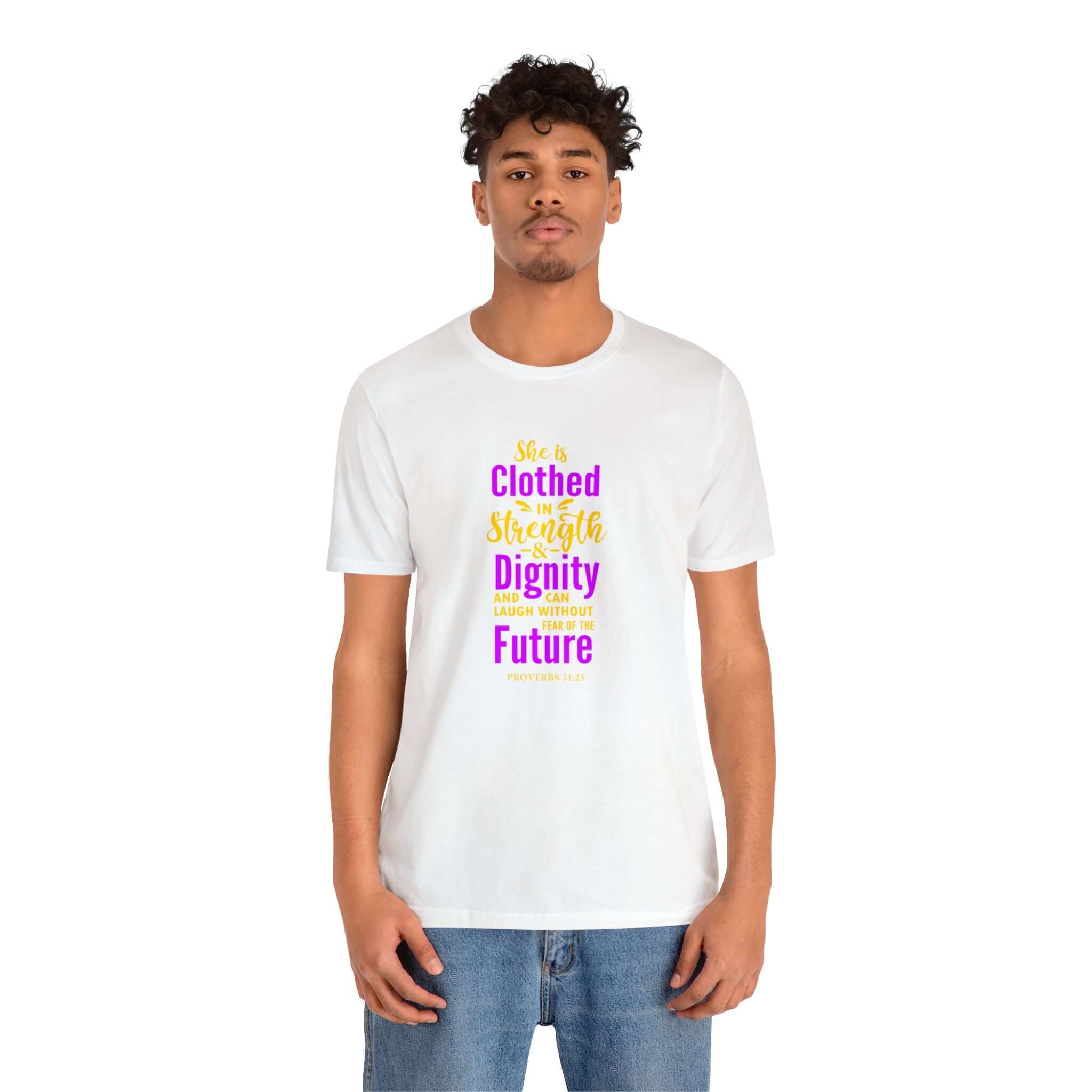 She Is Clothed In Strength Unisex Tee - RC’nSONS