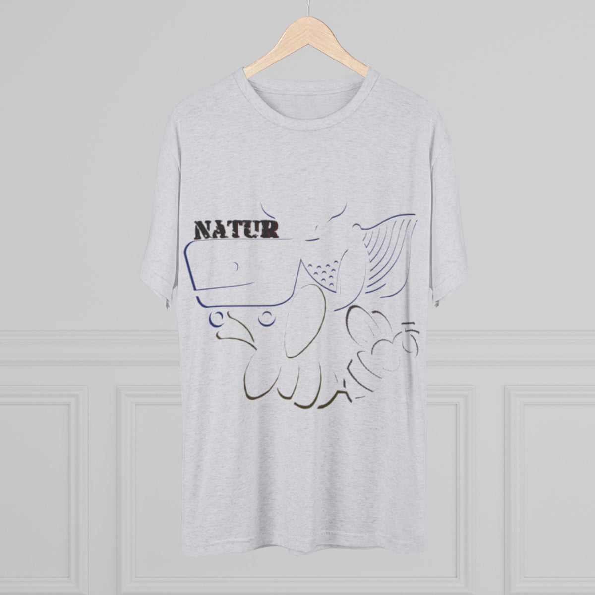 Nature Inspired Tee - Unisex Tri-Blend Crew Tee