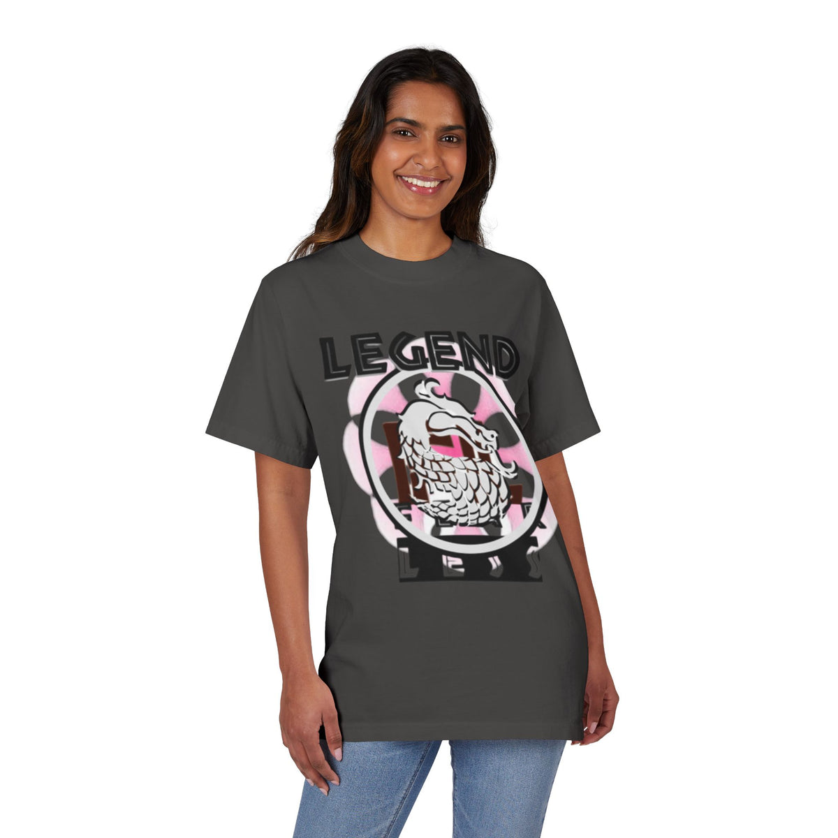 Legend Graphic Unisex T-Shirt - Trendy Drop-Shoulder Style