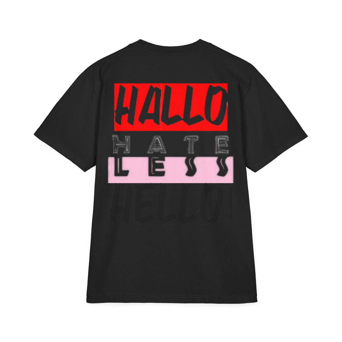 Hate Less Unisex Drop-Shoulder T-Shirt - Trendy Casual Wear