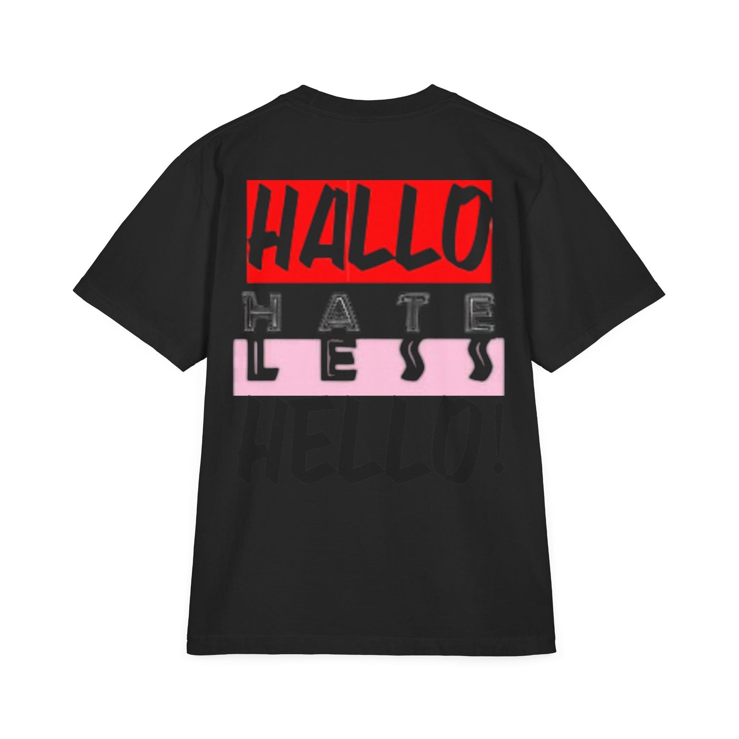 Hate Less Unisex Drop-Shoulder T-Shirt - Trendy Casual Wear