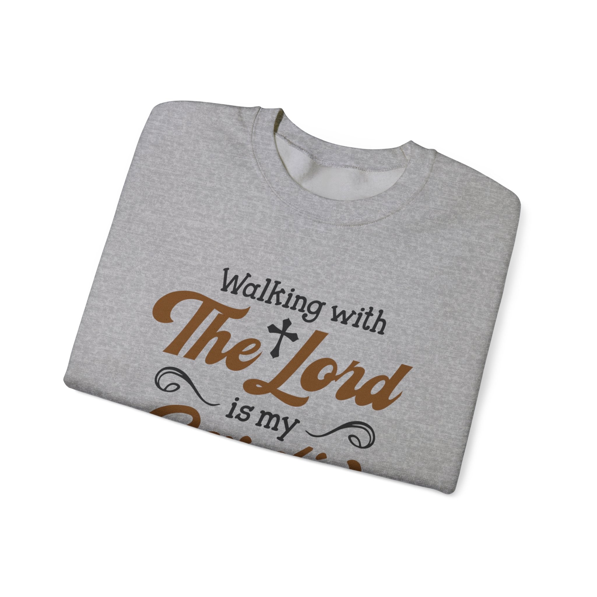 Marcher avec le Seigneur est un sweat-shirt unisexe cardial 