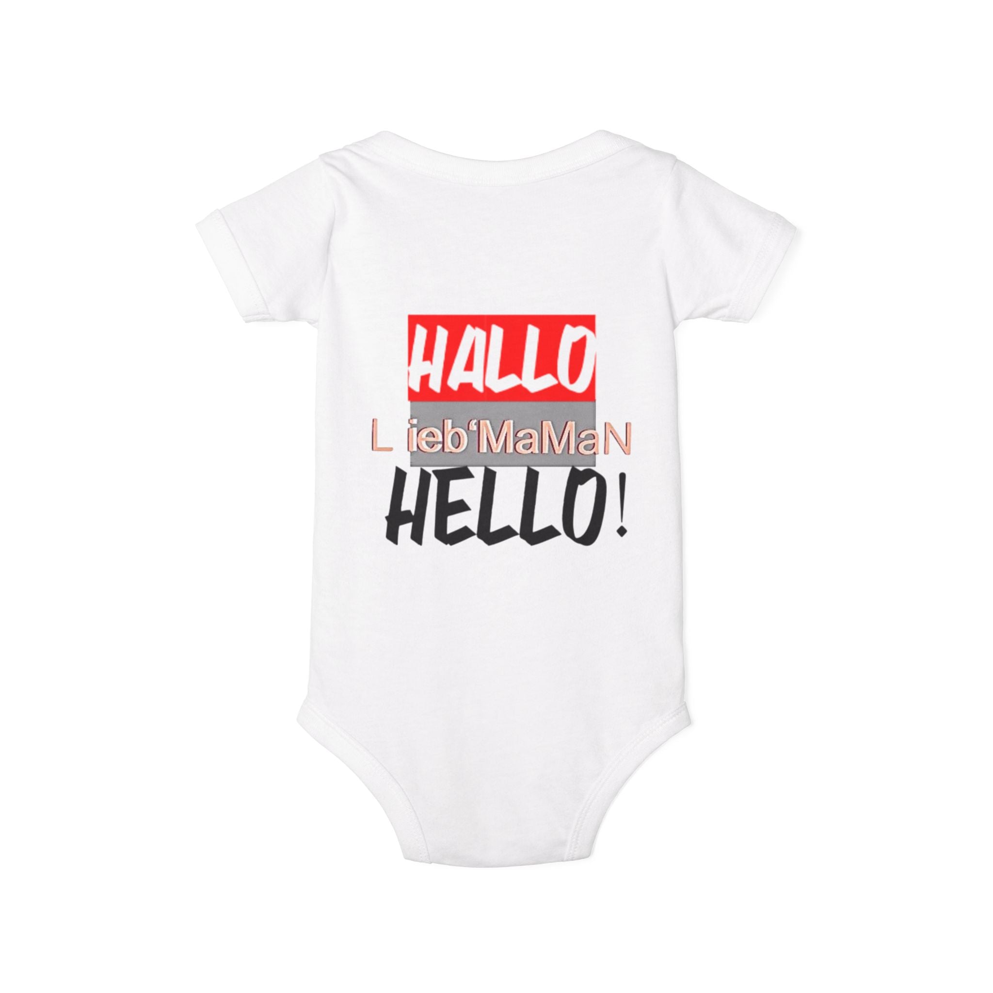 Hello Baby Bodysuit - Cute Multilingual Infant Jersey One Piece
