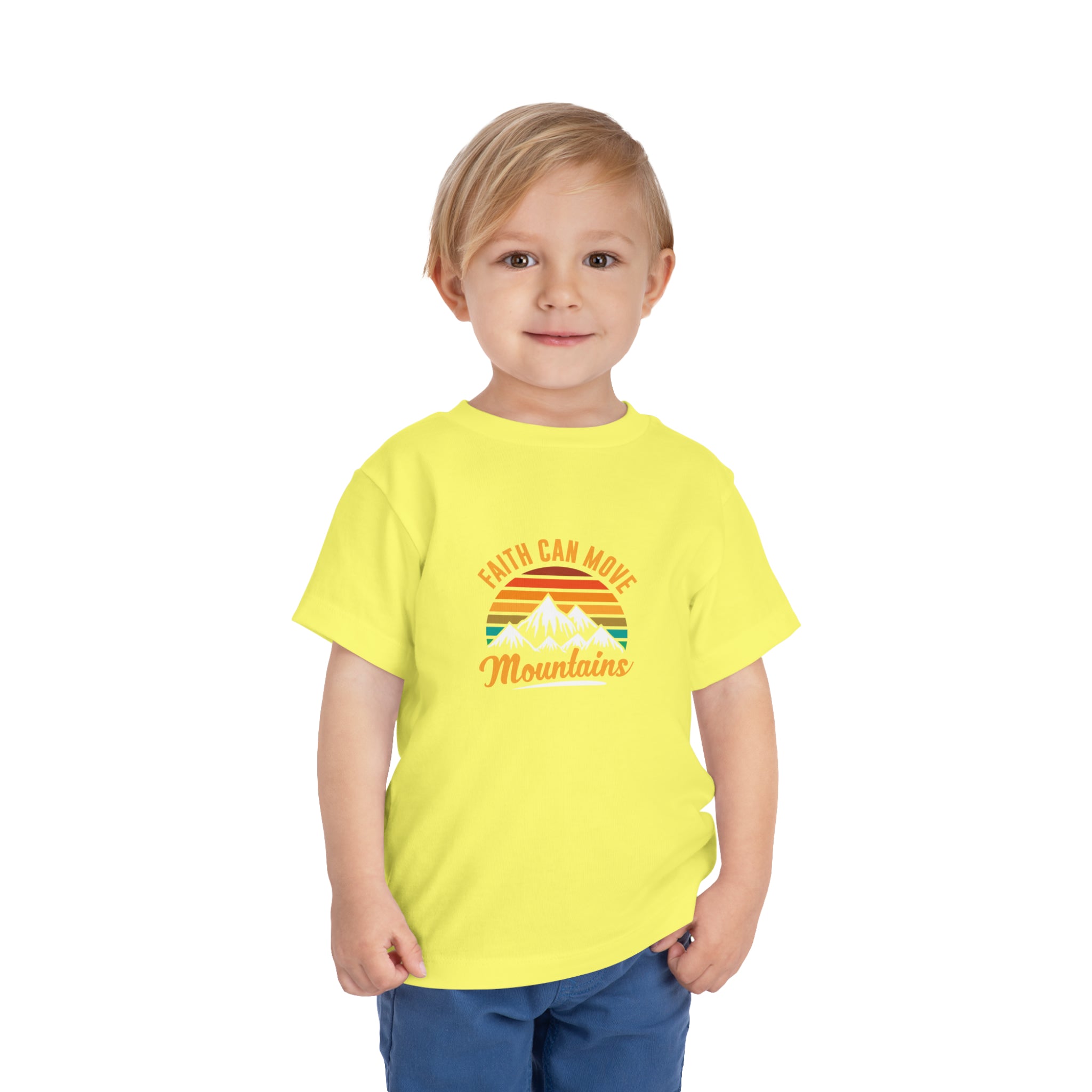 T-shirt pour tout-petits Faith Can Move Mountains 