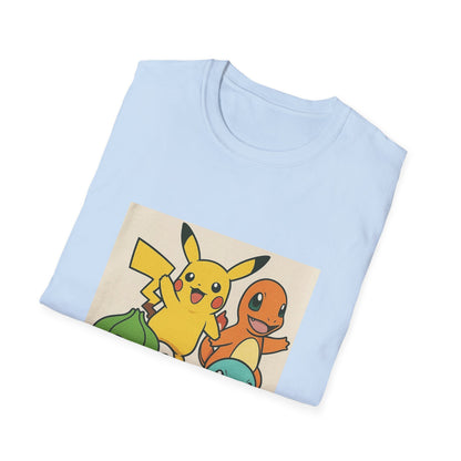 Colorful Play Graphic T-Shirt, Cute Casual Tee, Gamer Gift, Birthday Present, Unisex Style, Cartoon Apparel