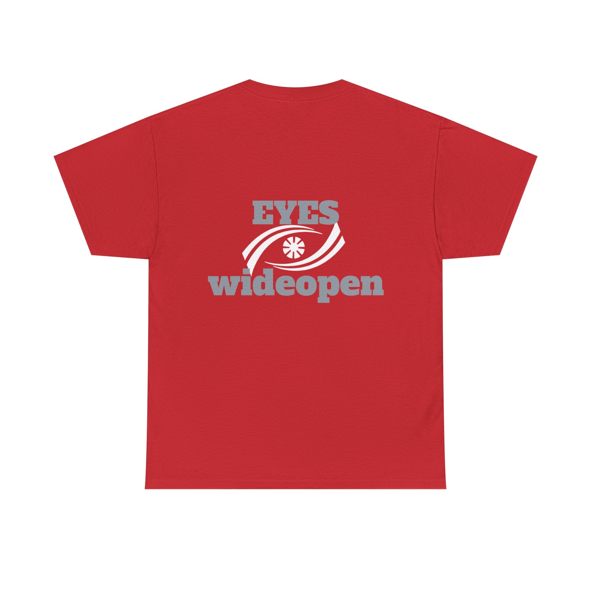 Eyes Wide Open Unisex Heavy Cotton Tee | Everyday Wear, Gift for Dreamers, Casual Shirt, Inspirational Apparel, Unisex T-Shirt Printify