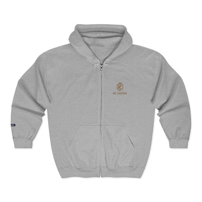 Cozy Unisex Zip-Up Hoodie with Modern Design for Everyday Wear, Cool Gift for Him or Her, Perfect for Fall & Winter Printify