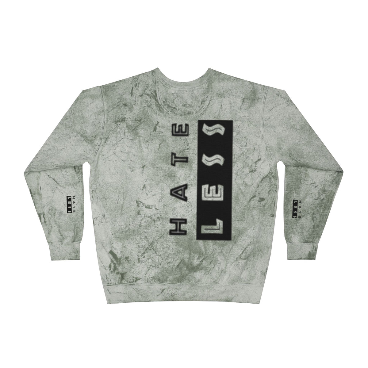 Color Blast Crewneck Sweatshirt - Hate Less Statement Apparel