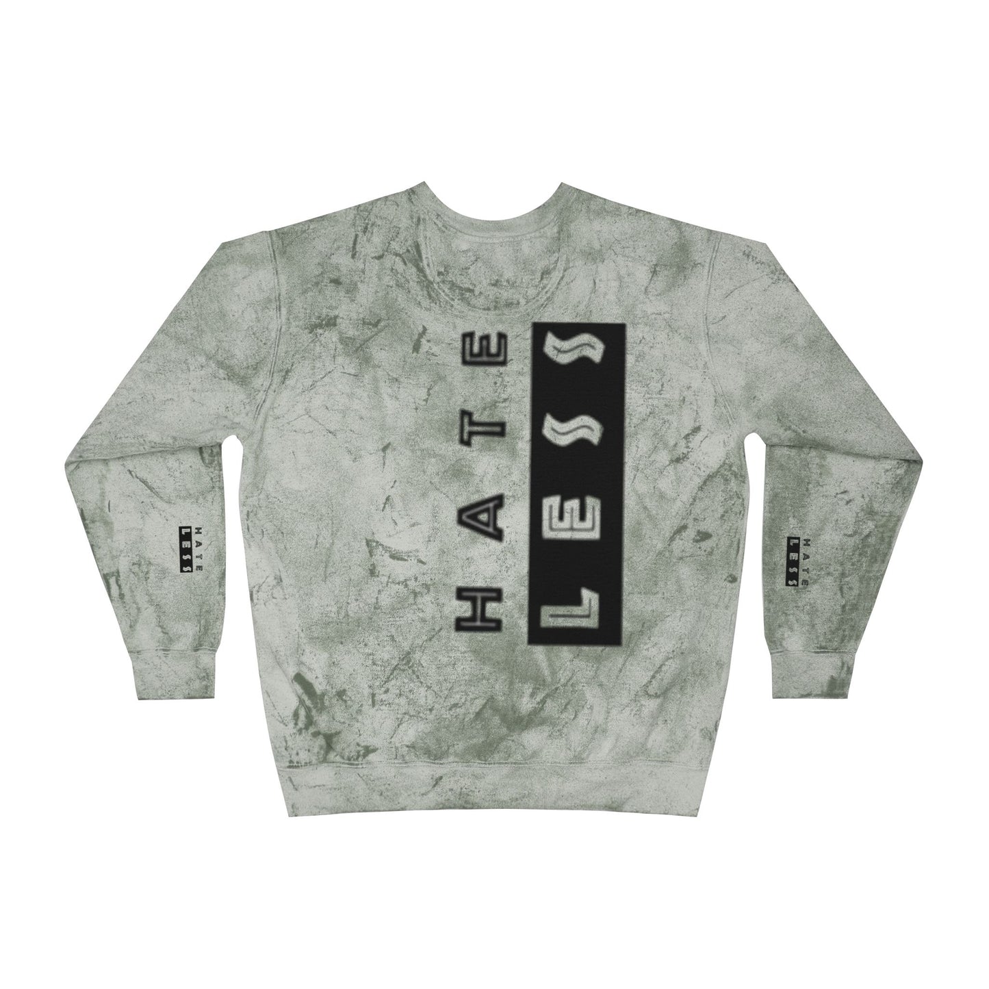 Color Blast Crewneck Sweatshirt - Hate Less Statement Apparel