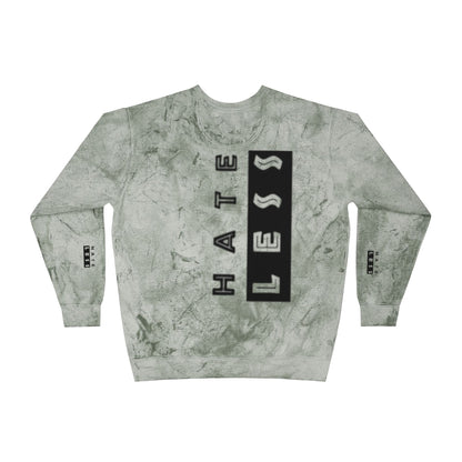 Color Blast Crewneck Sweatshirt - Hate Less Statement Apparel