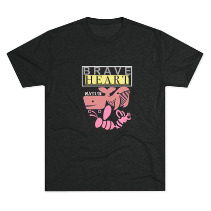 Brave Heart Tri-Blend Unisex T-Shirt