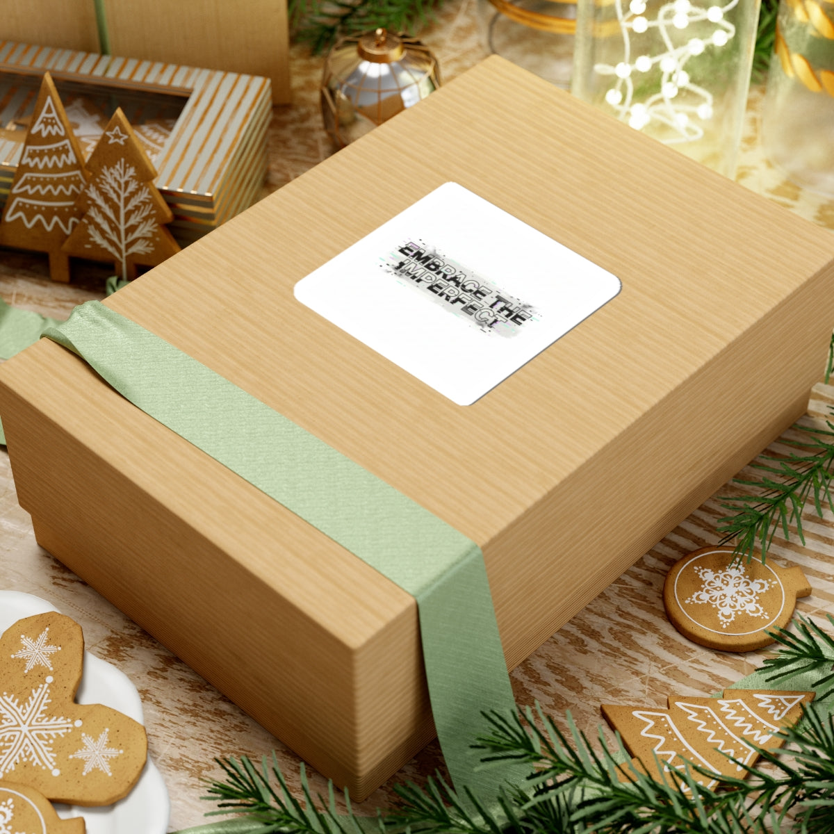 Embrace the Imperfect Sticker | Analog Error glitch art, VHS static