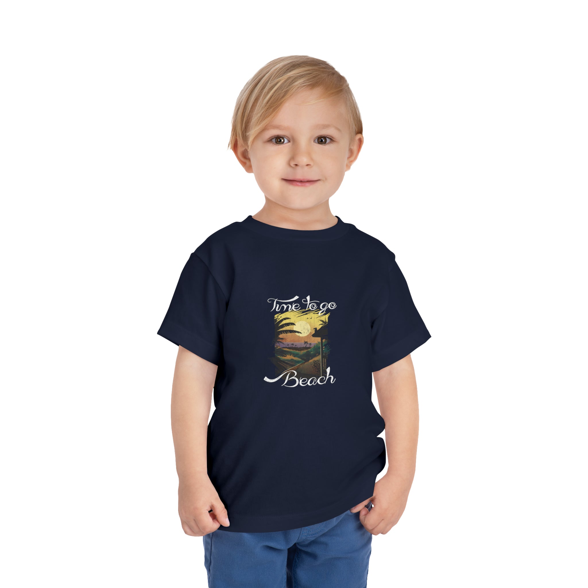 T-shirt pour tout-petits Time To Go Beach 