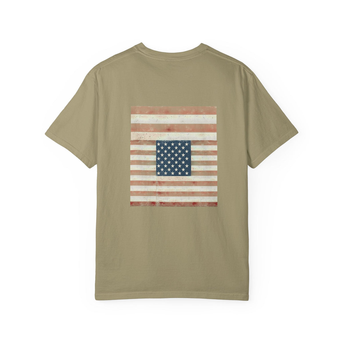 Patriotic Garment-Dyed T-Shirt | Perfect for 4th of July, Memorial Day, Casual Wear, Gifts, Americana Style Printify