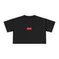 Women's Crop Tee - 'HALLO' Graphic Tee for Casual Style
