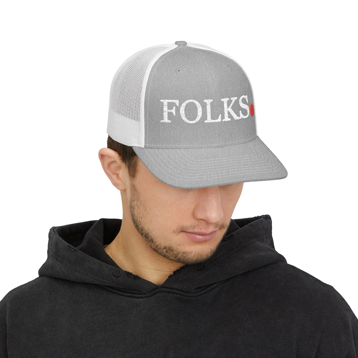 FOLKS Snapback Trucker Cap, Hat, For All Occasions Printify