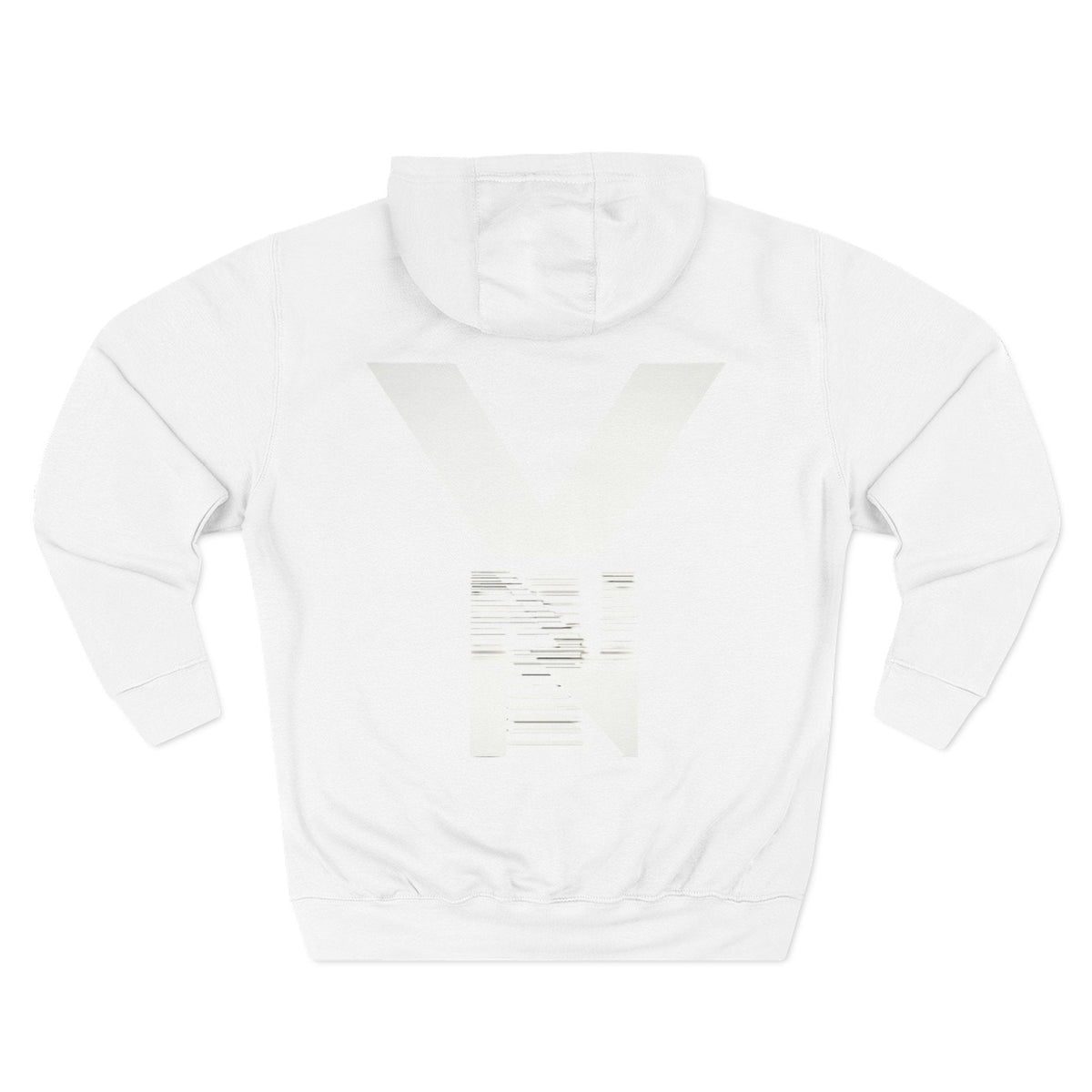 Stylish Three-Panel Fleece Hoodie Printify