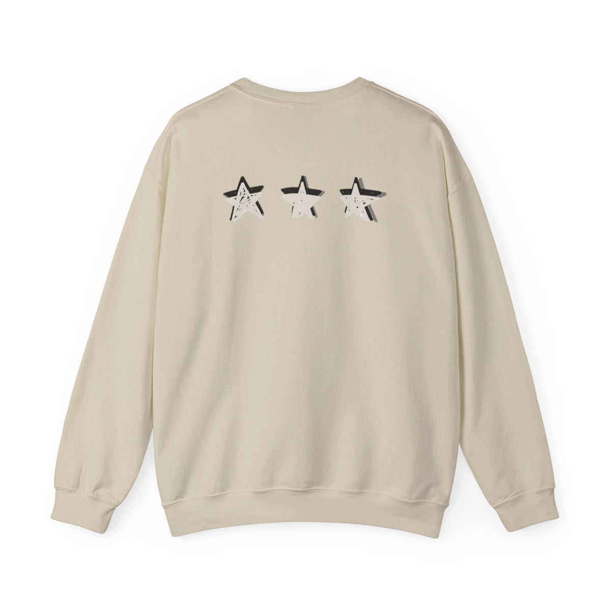 3 Star Heavy  Crewneck Sweatshirt
