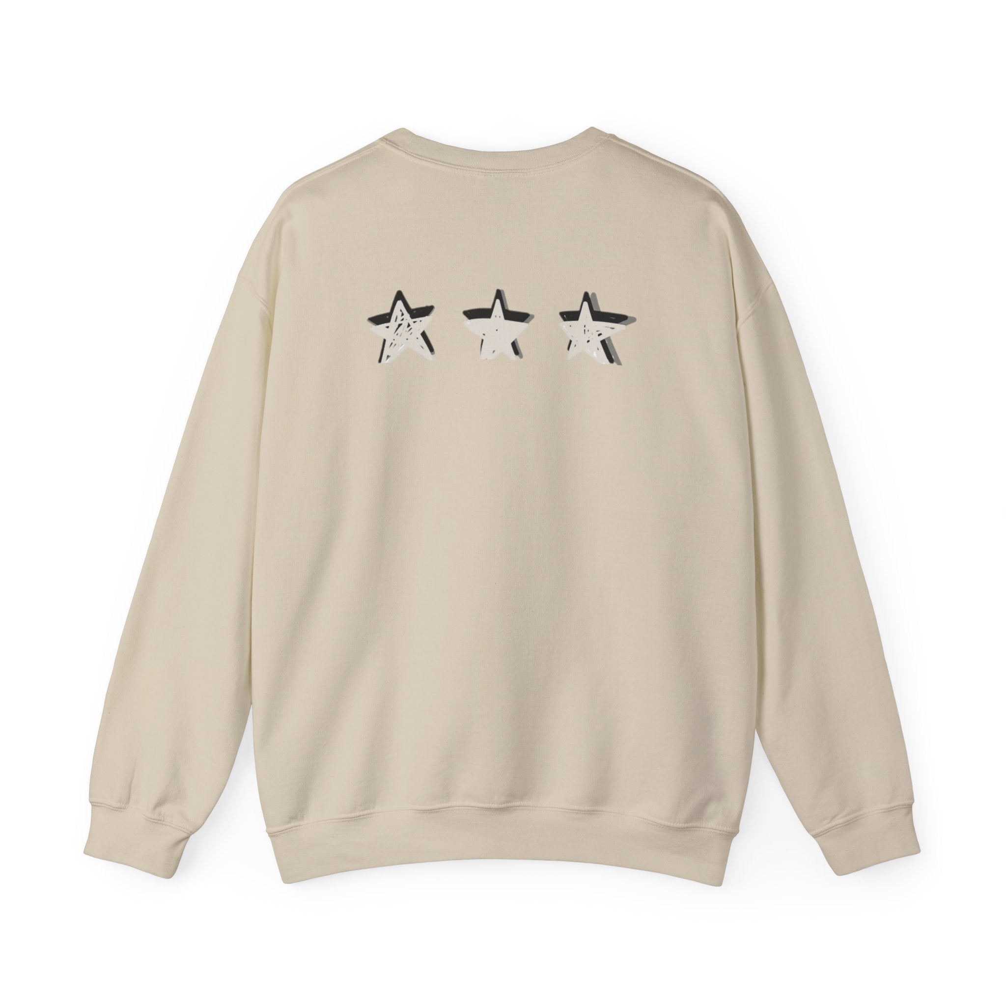 3 Star Heavy  Crewneck Sweatshirt