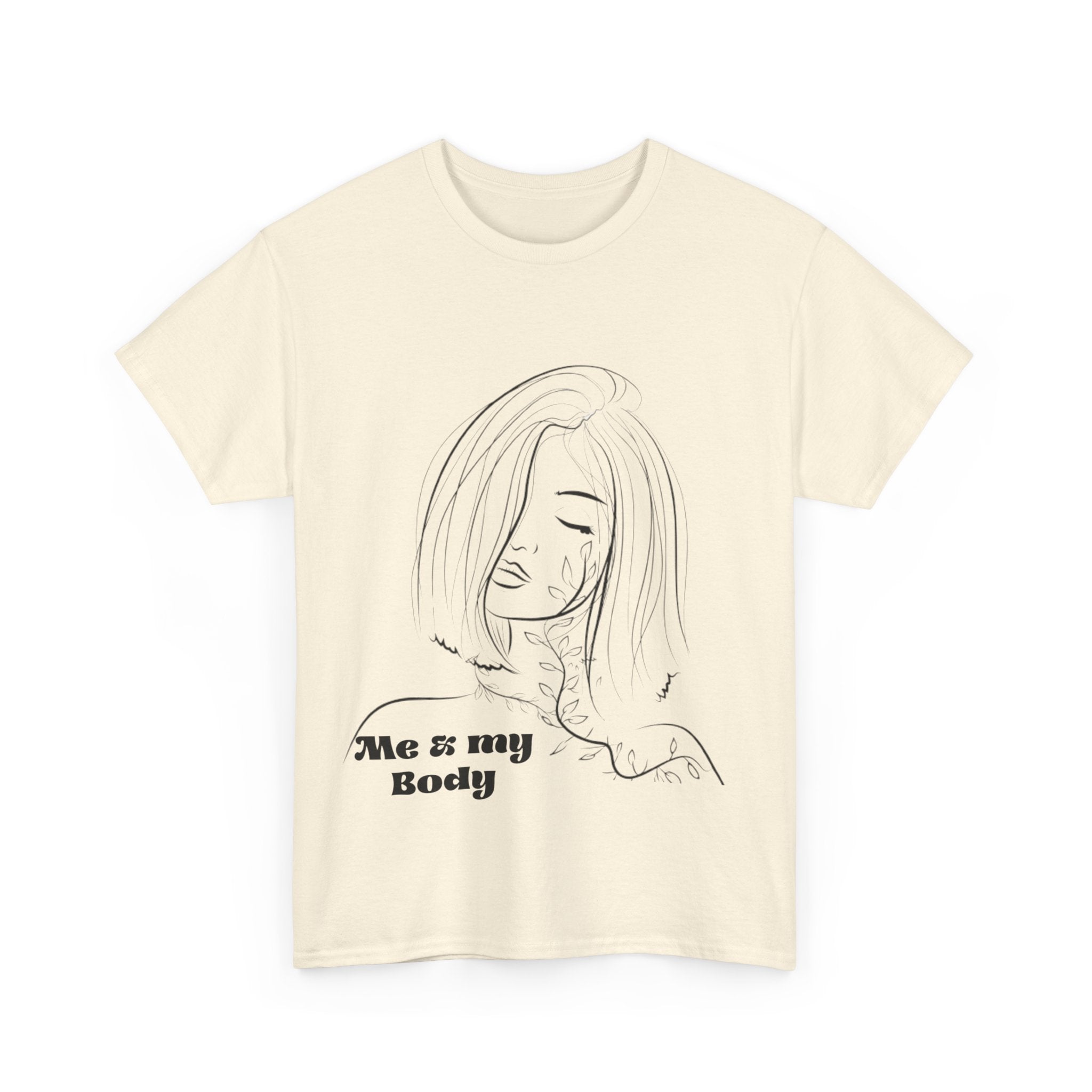 Unisex Faded Cotton Me my Body  Tee