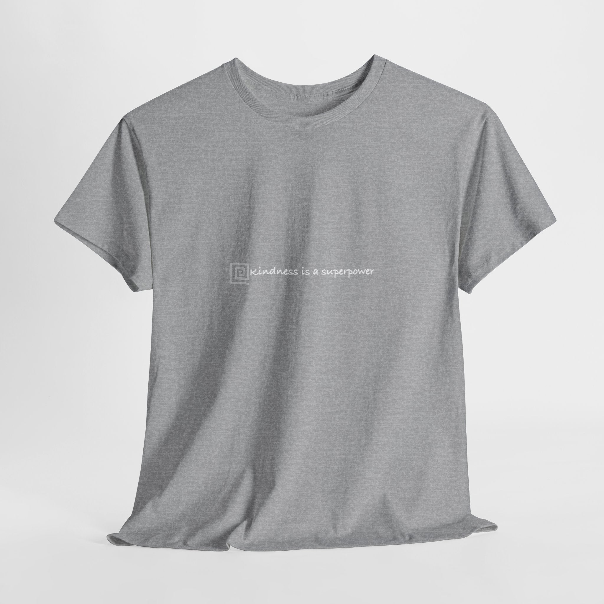 Unisex Heavy Cotton Tee for Everyday Wear, Gift for Friends, Motivational Quote Shirt, Comfy Graphic Tee, [...] Printify