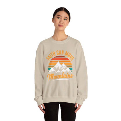 Faith Can Move Mountains Sweat-shirt unisexe 