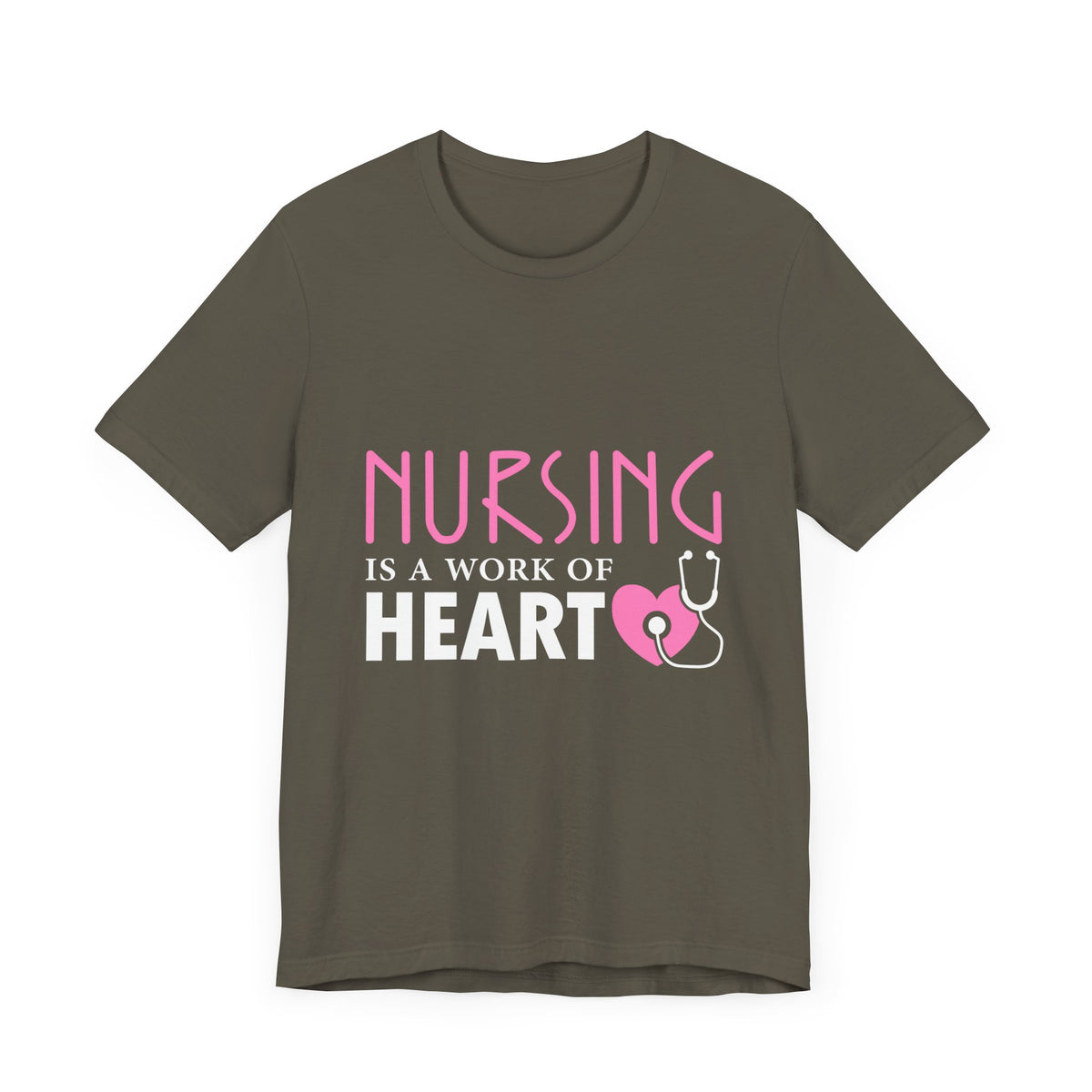 Nursing Is A Work Of Heart Unisex Tee