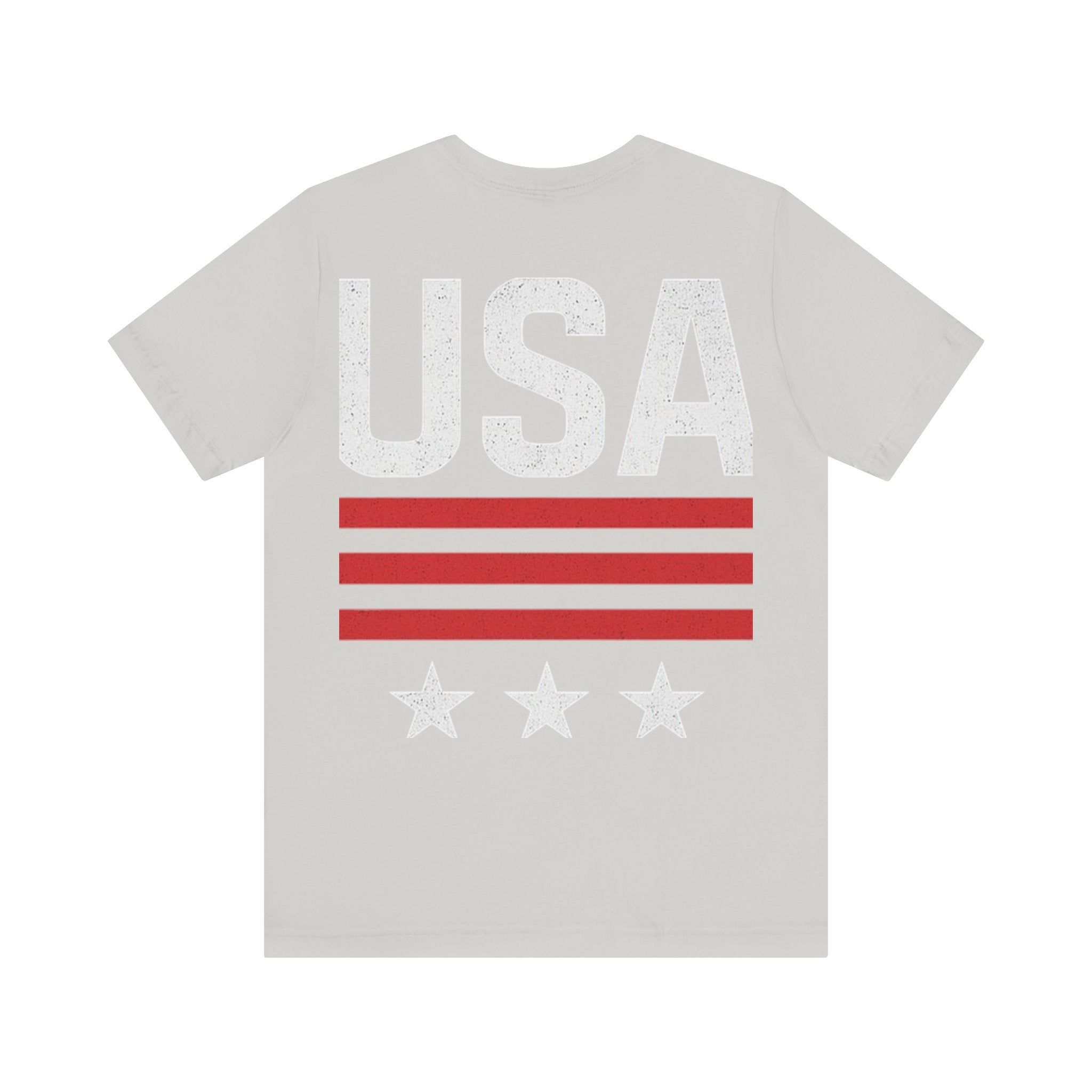 Patriotic USA Tee, Unisex Short Sleeve T-Shirt, July 4th Celebration Shirt, American Pride Apparel, Casual Summer Wear, Gift for Patriot
