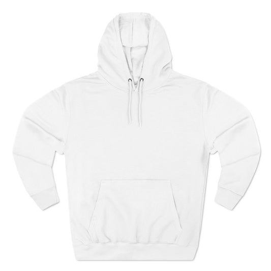 Pale Three-Panel Fleece Hoodie