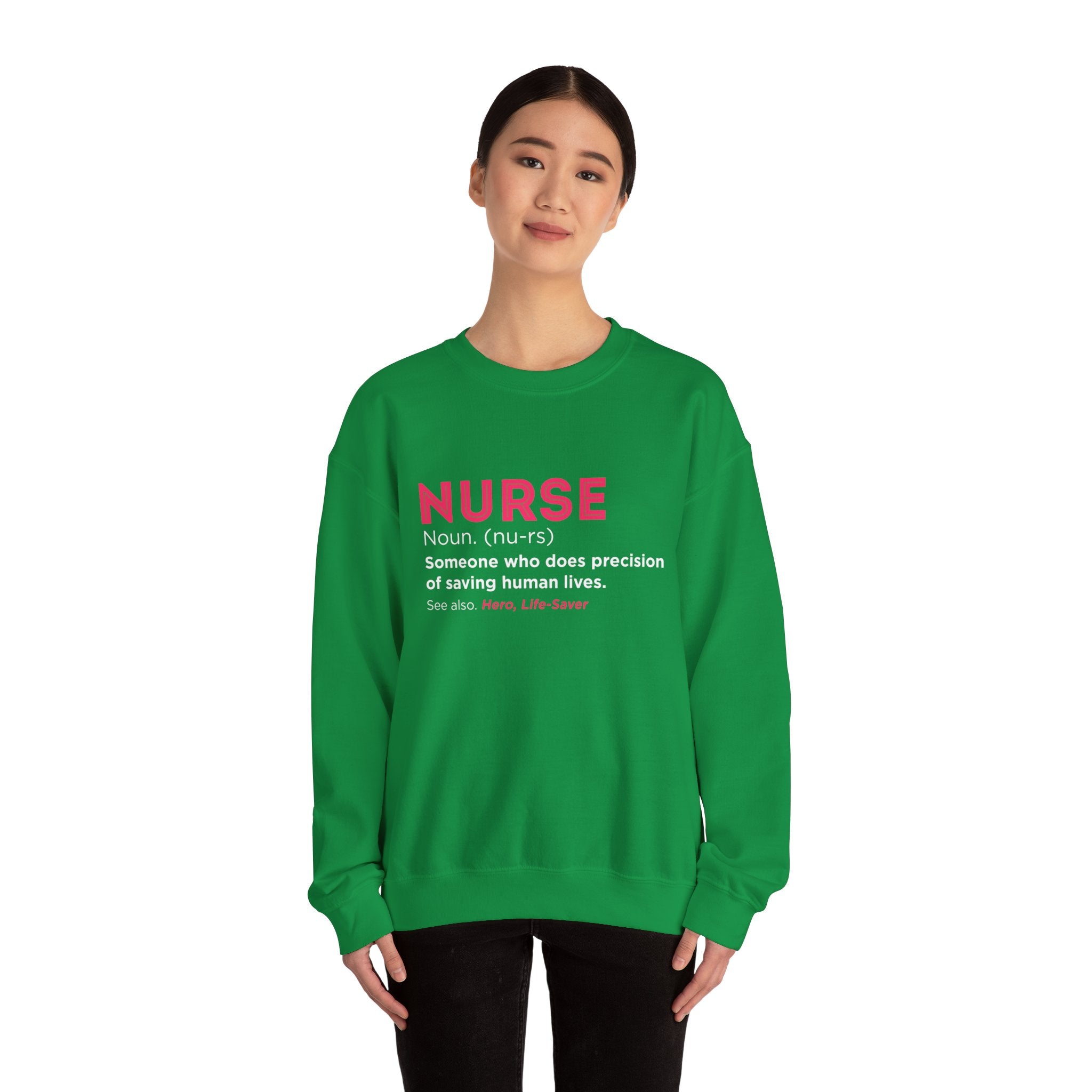 Sweat-shirt unisexe infirmière 