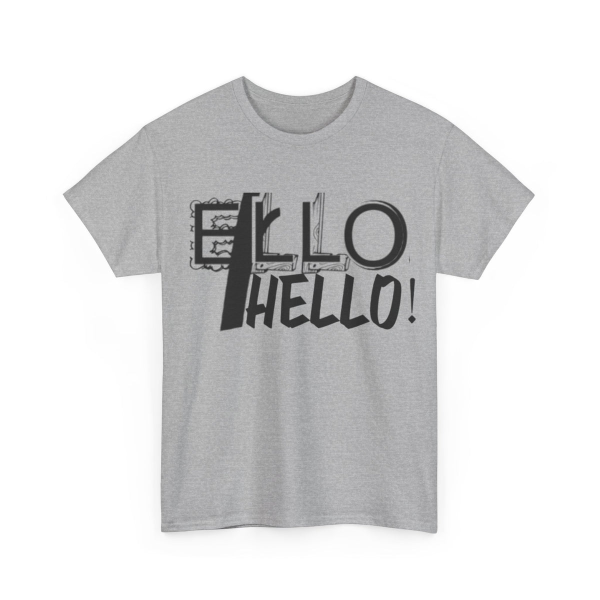 Hello Unisex Tee - Casual and Stylish Cotton T-Shirt for All Occasions
