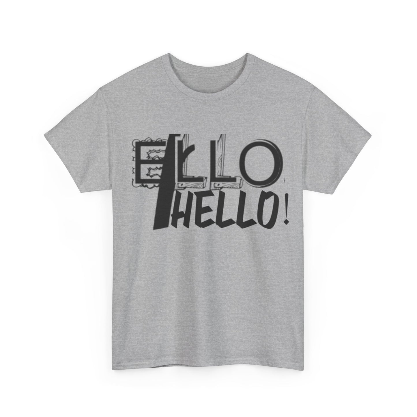 Hello Unisex Tee - Casual and Stylish Cotton T-Shirt for All Occasions