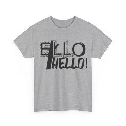 Hello Unisex Tee - Casual and Stylish Cotton T-Shirt for All Occasions