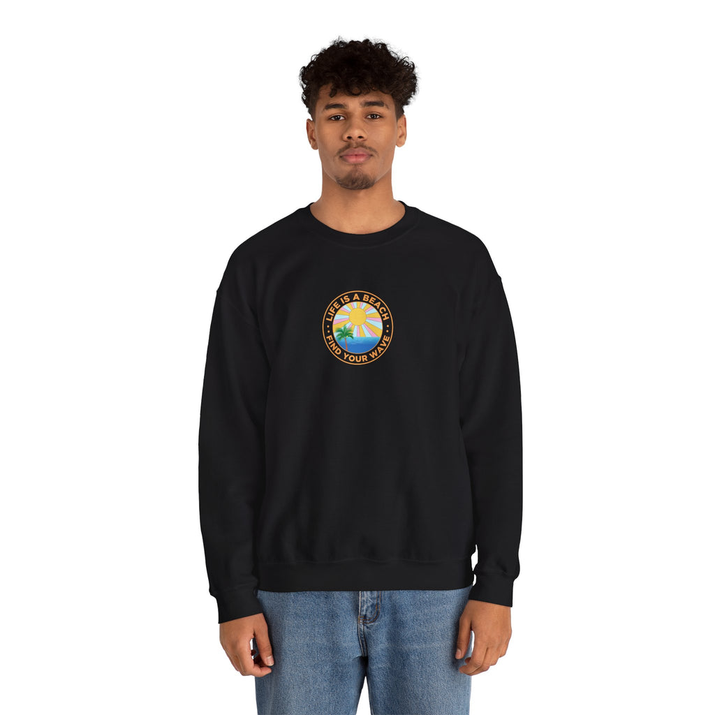 La vie est un sweat-shirt unisexe de plage 