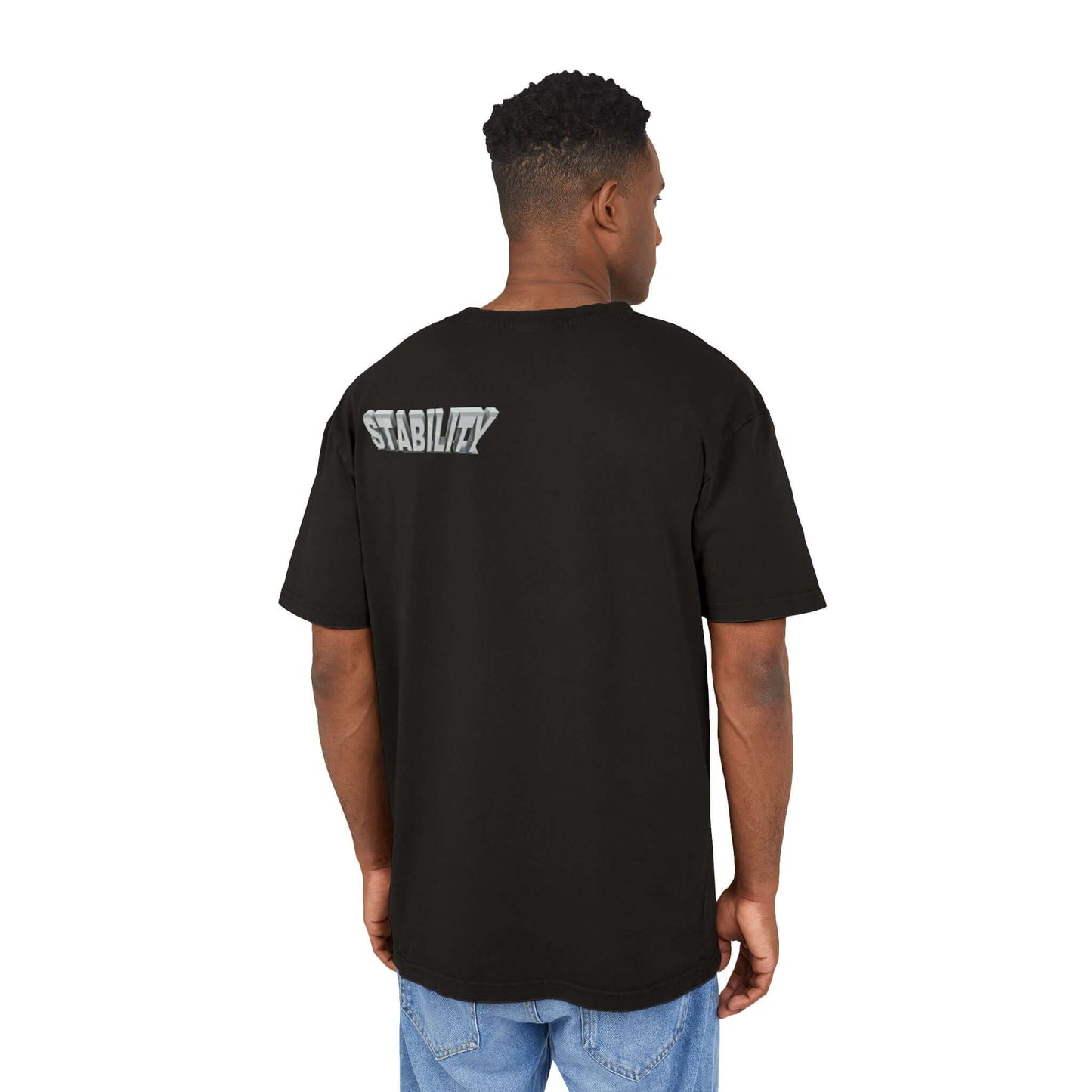 Oversize Tee Stability Acid Washed Men's Shirt