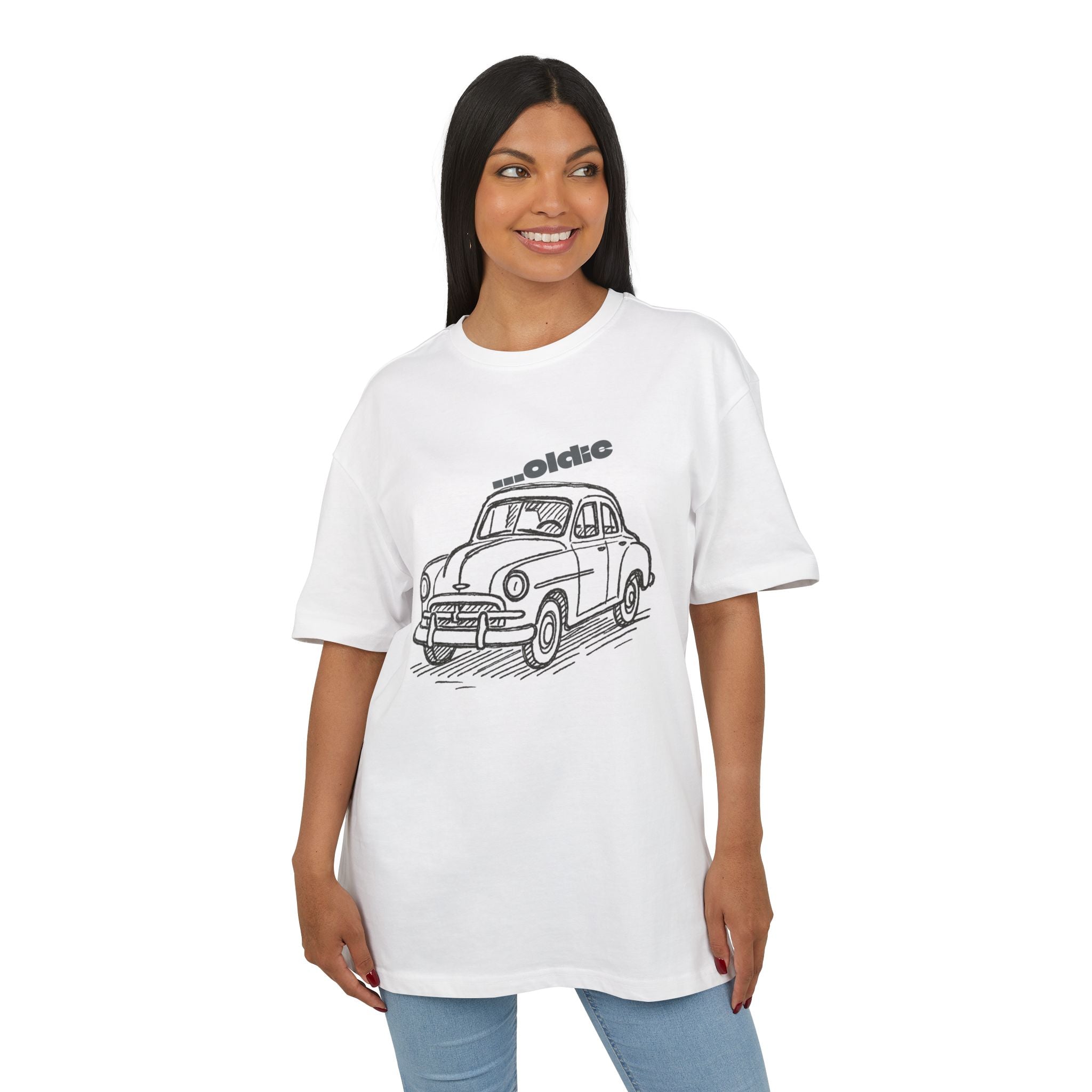 Car Oversize Tee - Unisex Heavy Printify