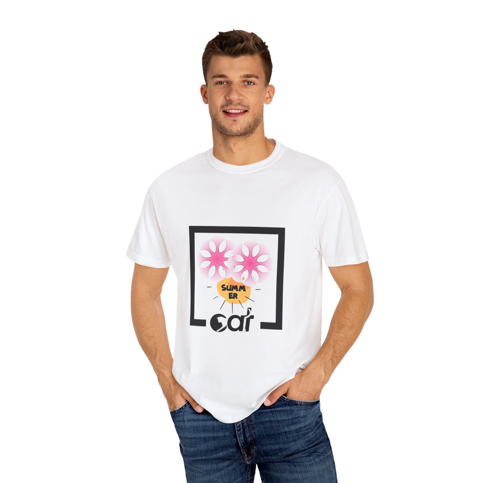 Summer Vibes Unisex Garment-Dyed T-Shirt
