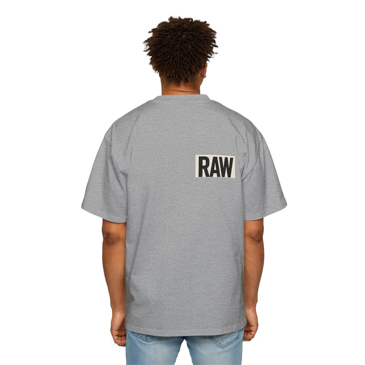 Men's Heavy Oversized Tee - Casual Streetwear, Summer Essential, Graphic T-Shirt, Gift for Him, Trending Fashion Printify