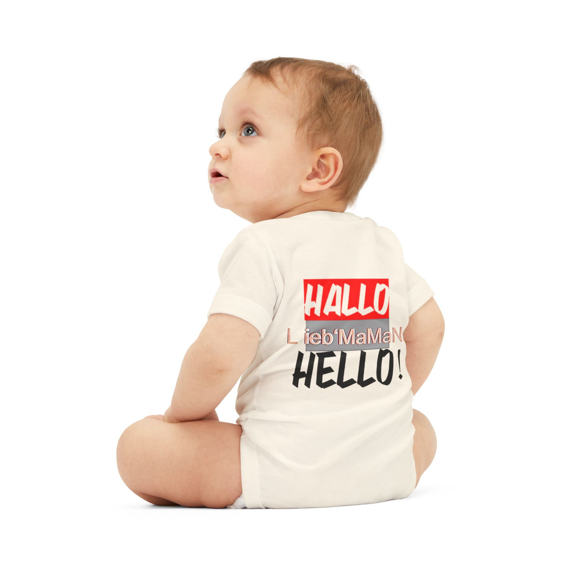 Hello Baby Bodysuit - Cute Multilingual Infant Jersey One Piece