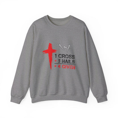RCNSONS 1 Cross 3 Nails 4 Given Unisex Sweatshirt