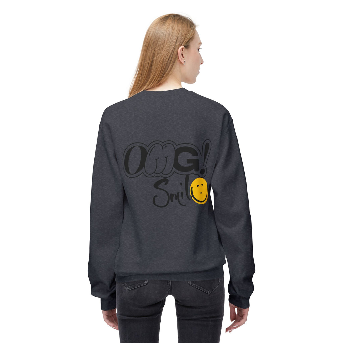 OMG!Smile Softstyle  Crewneck Sweatshirt