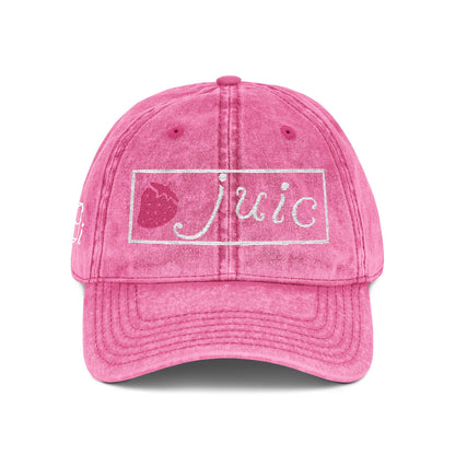 Embroidered Vintage Cap - Juic Cap Design