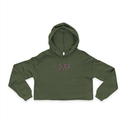 Cropped Hoodie - Trendy Women's Hoodie Printify