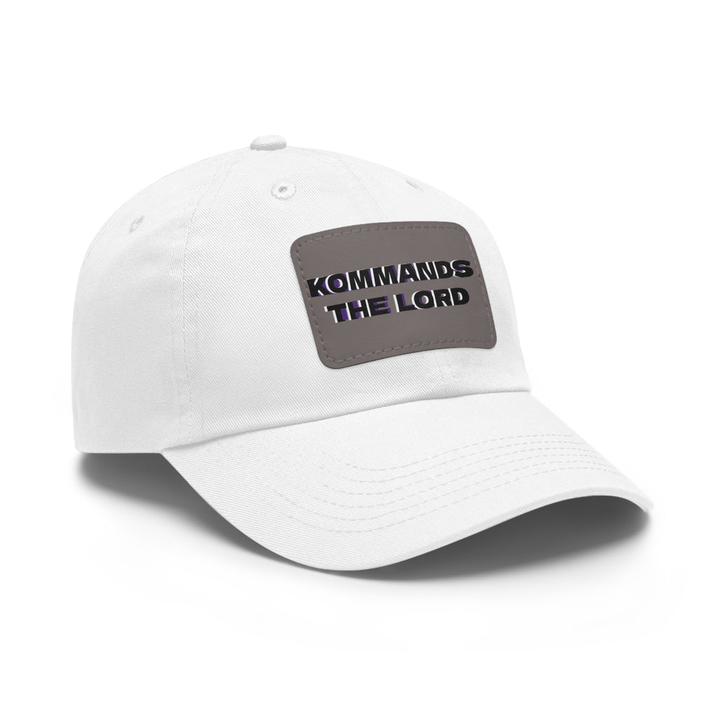 Dad Hat - Kommands The Lord Leather Patch Cap