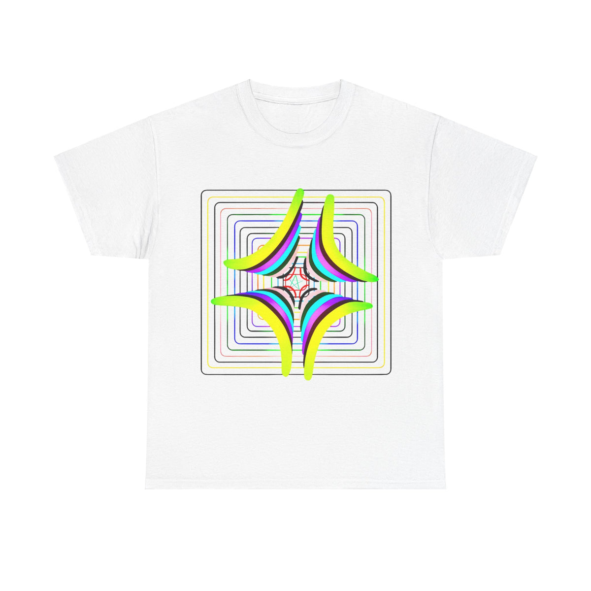Unisex Heavy Cotton Tee ‚Rainbow‘