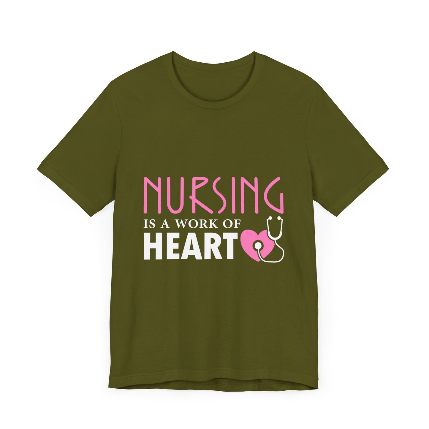 Nursing Is A Work Of Heart Unisex Tee