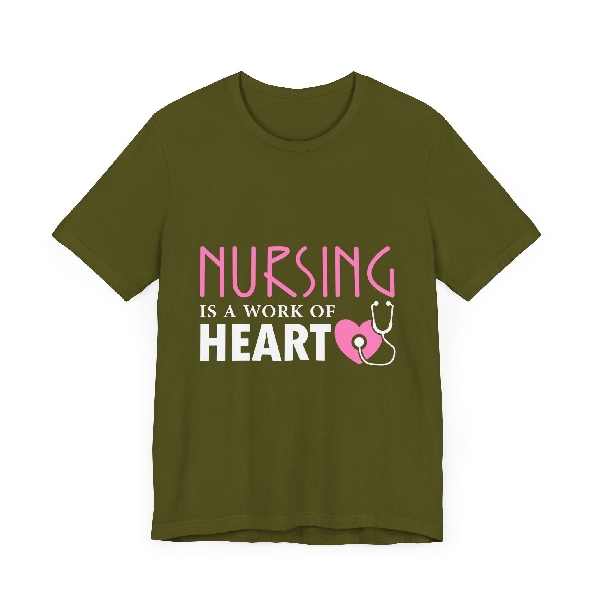 Les soins infirmiers sont une œuvre de cœur Unisex Tee 