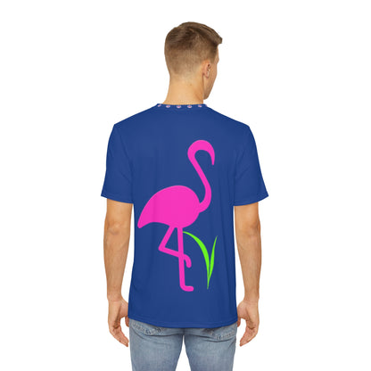Polyester Tee - Universal Flamingo Print