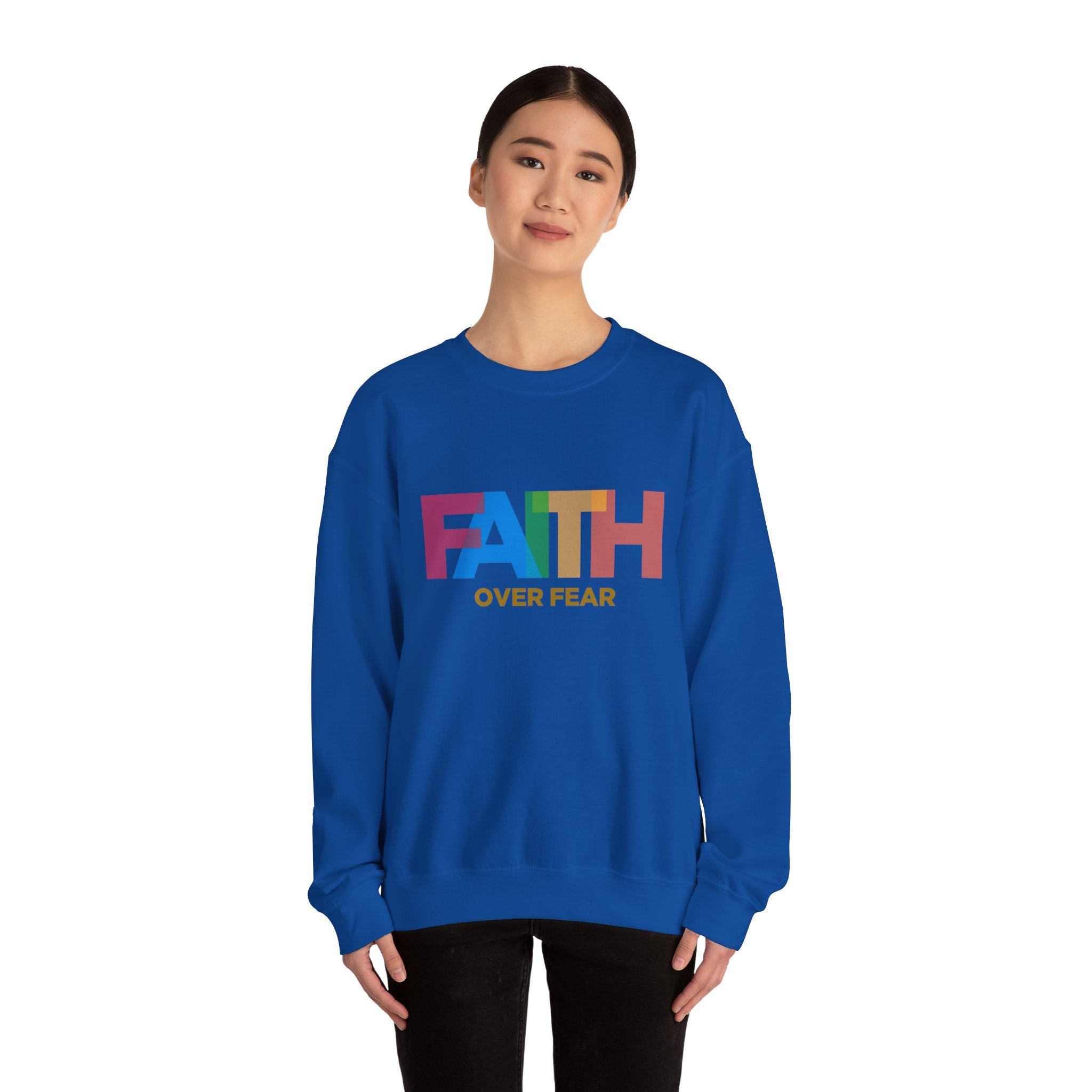 Sweat-shirt unisexe Faith Over Fear 